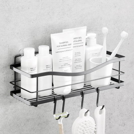 Adhesive Bathroom Shower Rustproof Stainless Steel Shower Rack