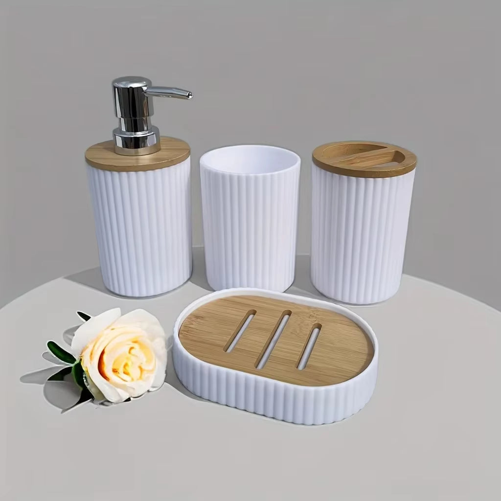 4Pcs Bathroom Accessories Set 