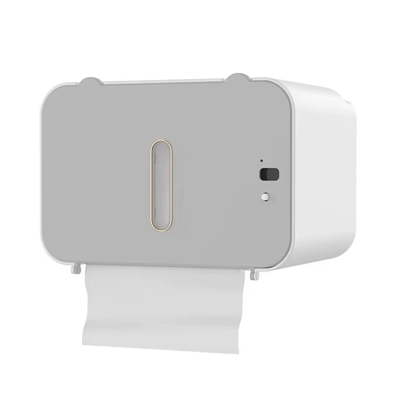Toilet Paper Holder Shelf Automatic Paper Out Tissue 